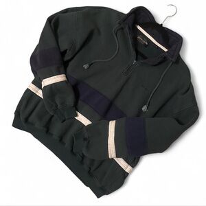Pierre Cardin Forest Green and Navy Zip-Up Sweater